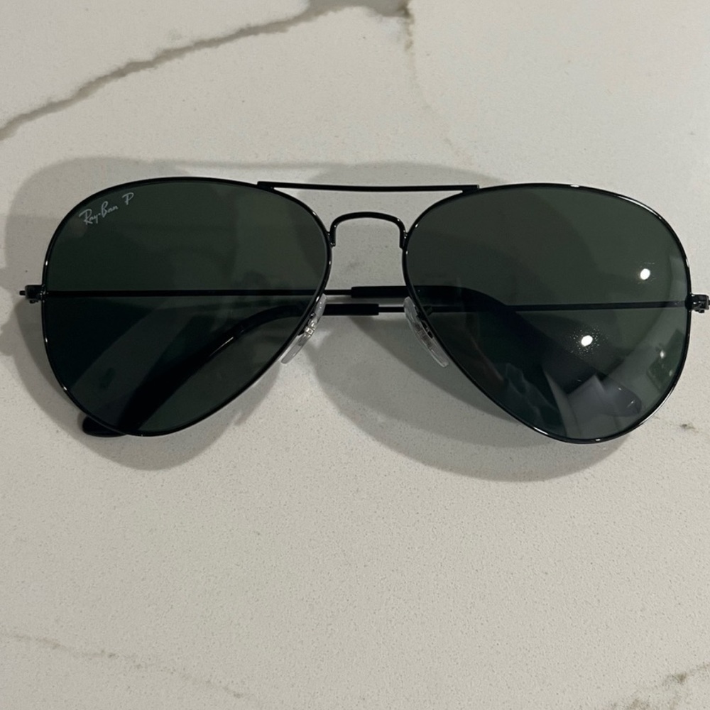 All black Rayban Polarized